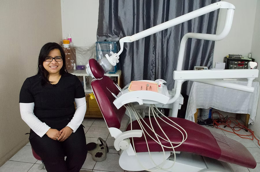 dental clinic and dental technician