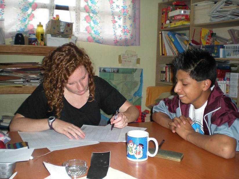 an instructor and student work one-to-one